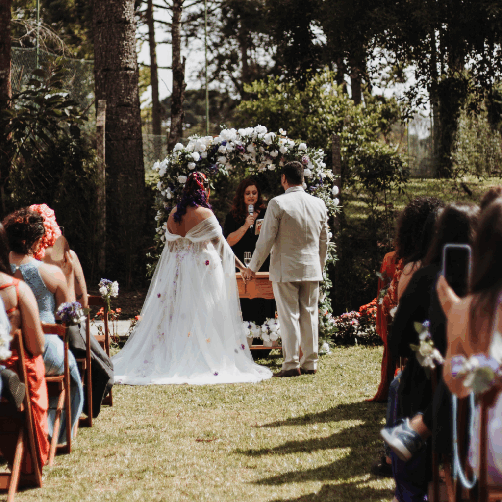 celebração de casamento